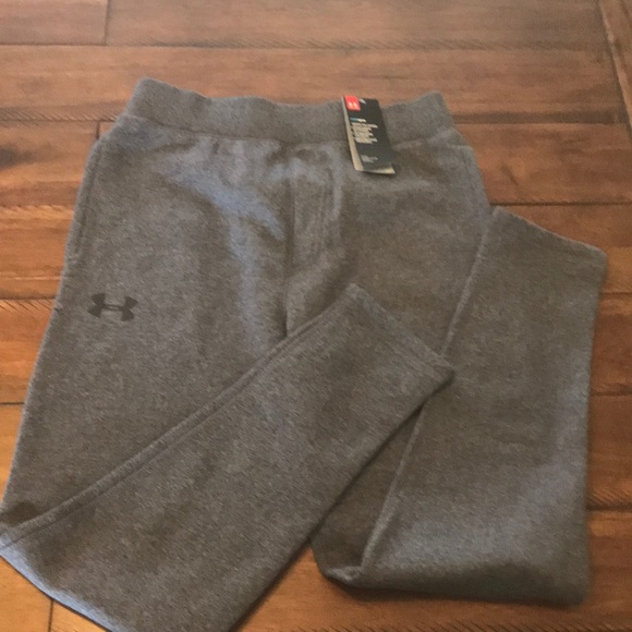 Men/'s Under Armour STORM COLD GEAR STRAIGHT LEG ATHLETIC SWEAT FLEECE PANTS NWT